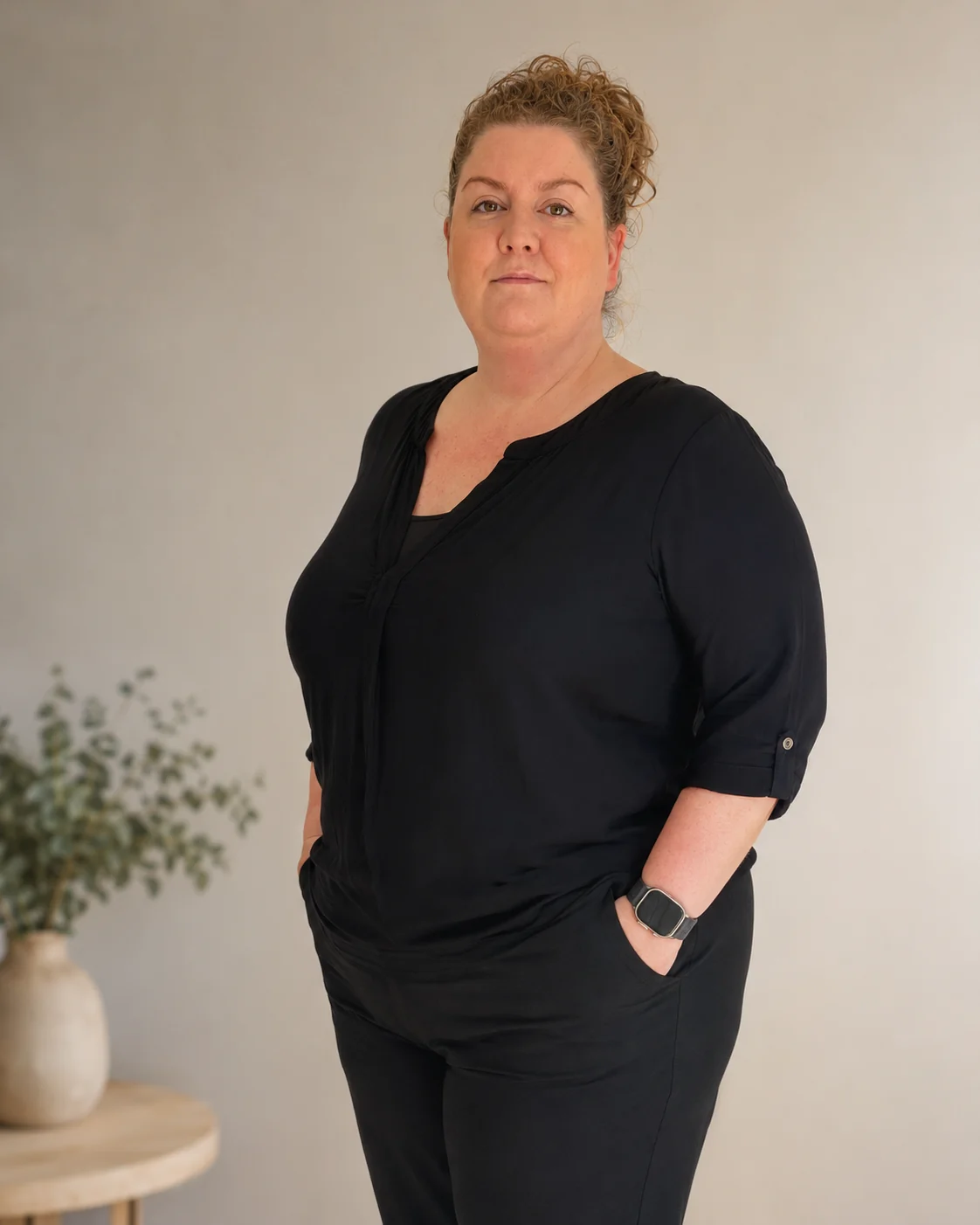 Jenny, 40 år, vid starten av sin viktresa hos Lipio